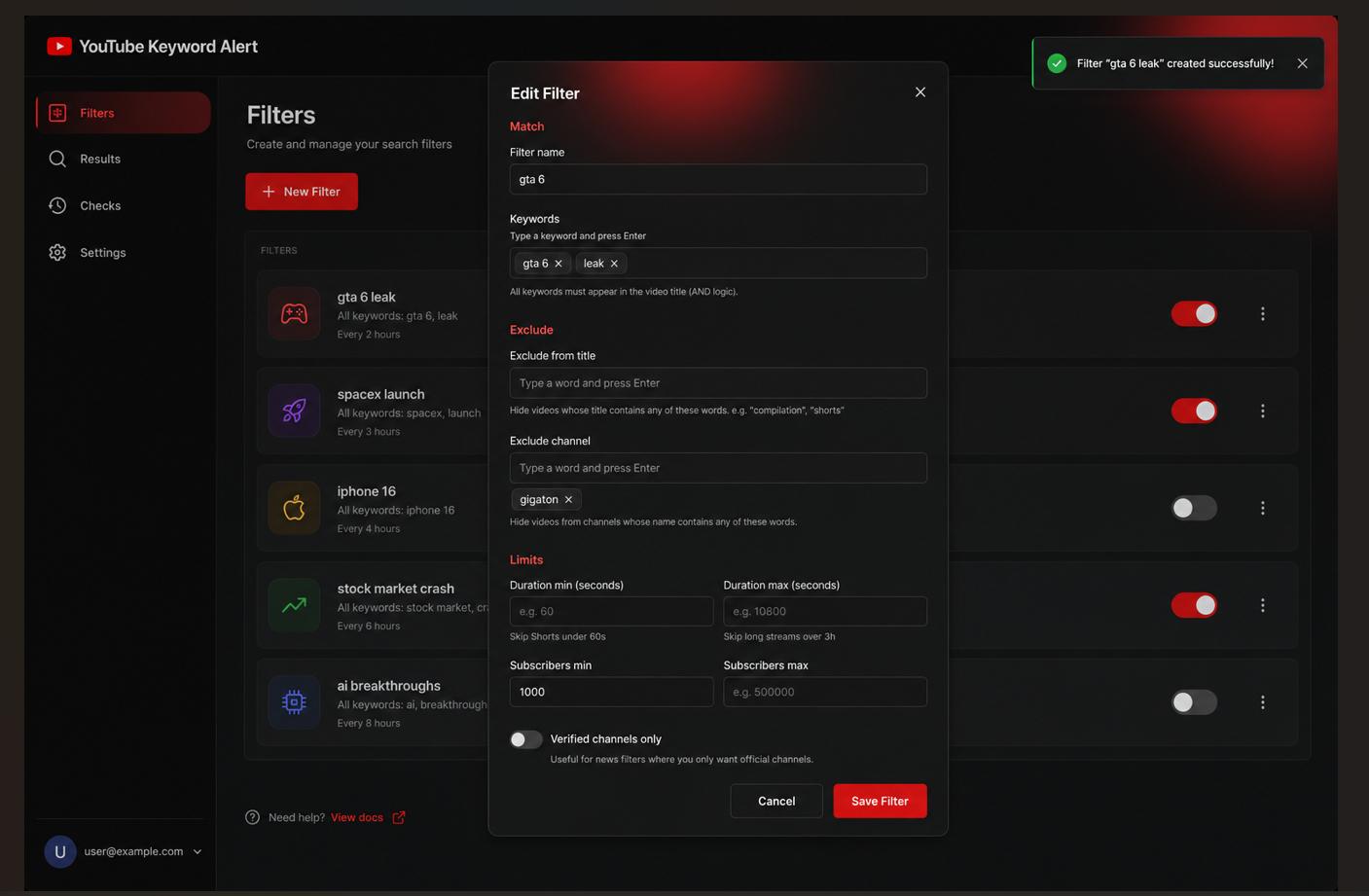Illustration for Track When ANY Video is Uploaded to Youtube W/ This Chrome Extension